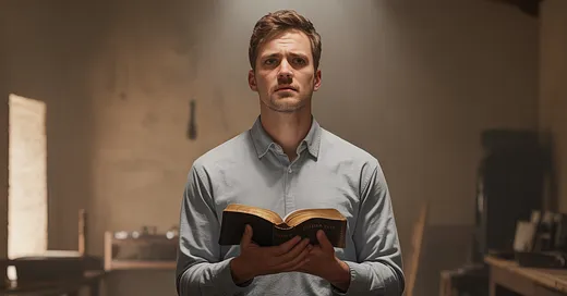 Person standing firm with armor representing spiritual readiness